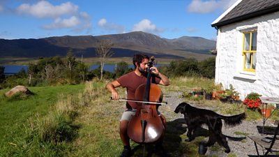 The Irish cellist striking a chord in lockdown