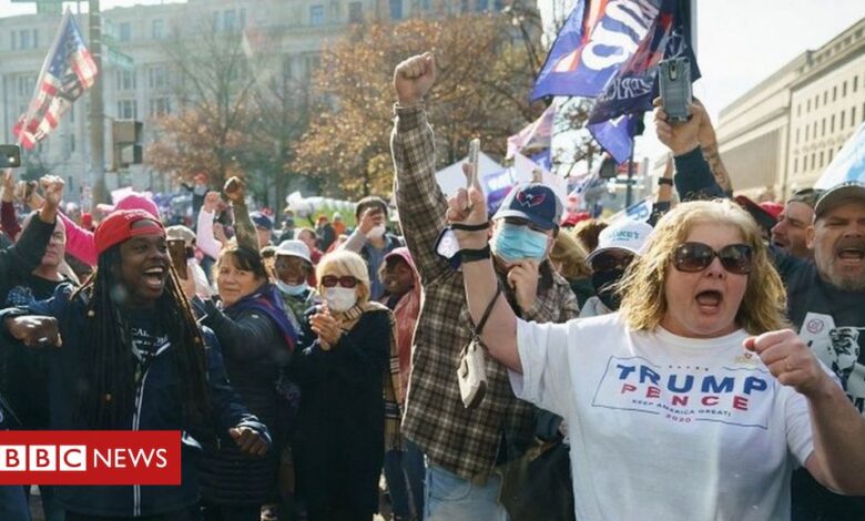 Million MAGA March: Protesters gather for pro-Trump rallies