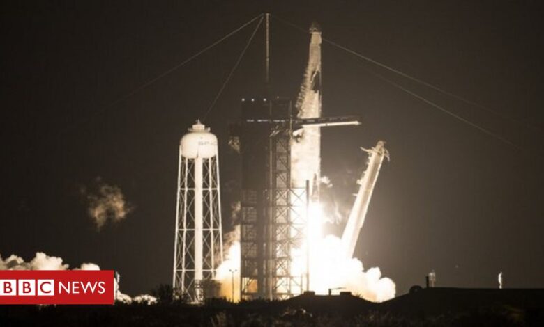 Nasa SpaceX launch: Astronaut crew heads to orbit