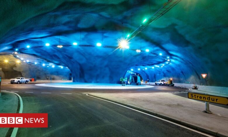 Faroe Islands: Inside the under-sea tunnel network