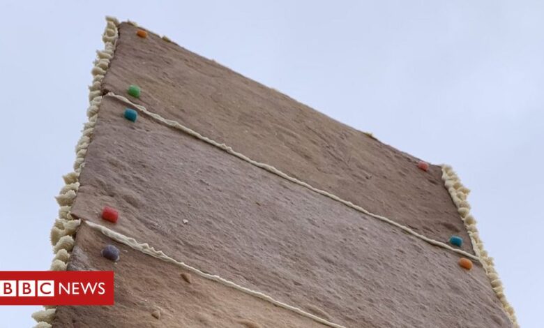 Gingerbread monolith appears in San Francisco's Corona Heights