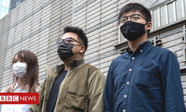 Hong Kong: Joshua Wong and fellow pro-democracy activists jailed