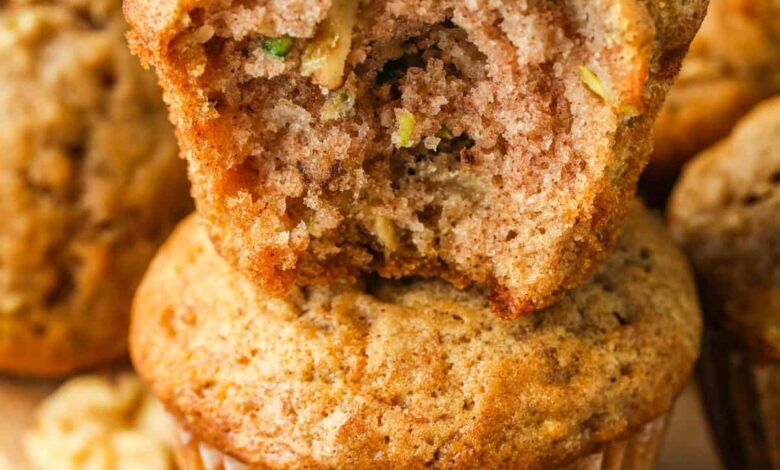 Zucchini Muffins (Freezer Friendly!) - Spend With Pennies