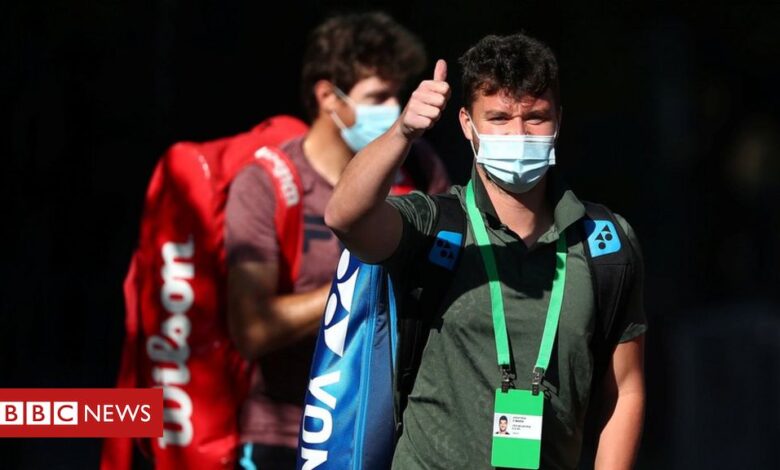 Australian Open tennis players begin to exit hotel quarantine