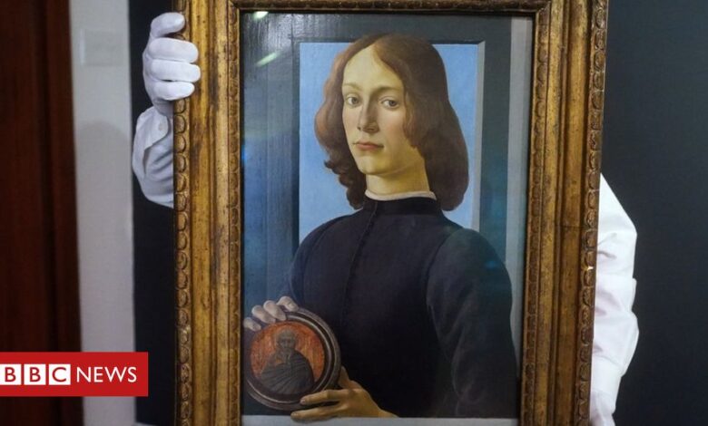 Botticelli painting fetches record $92m at auction