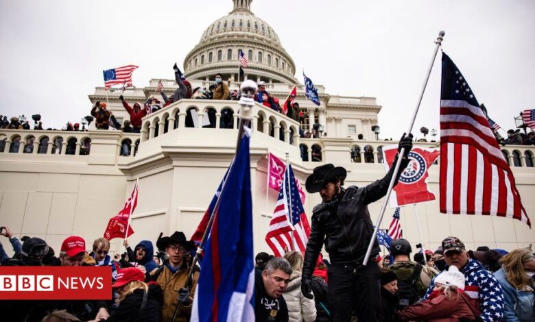 Capitol riot: Police chief apologises for pro-Trump riot