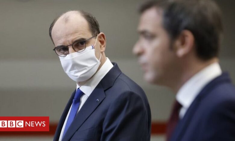 Covid-19: France PM Castex announces tighter curfew