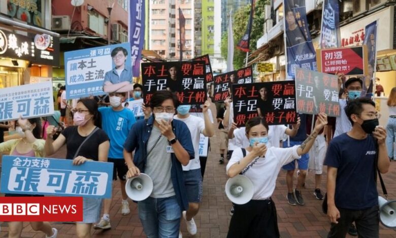 National security law: Mass arrests in Hong Kong 'over primary vote'