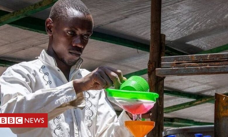 The Burundian refugee soap maker who is fighting coronavirus in Kenya