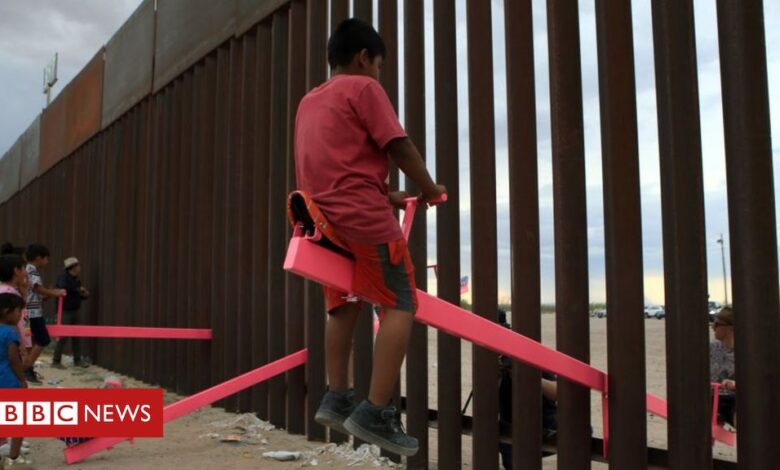 US-Mexico border wall seesaws win design award