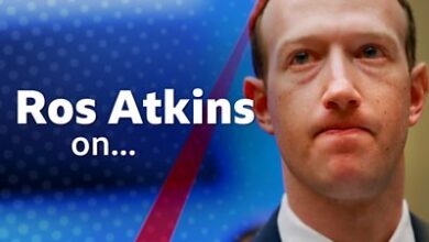 Photo of Ros Atkins on… Is Facebook too powerful?