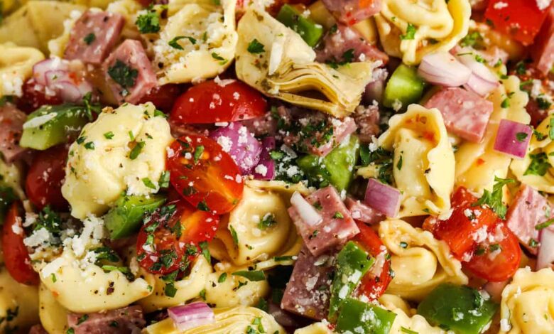 Italian Tortellini Salad - Spend With Pennies