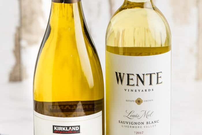 White Wine for Cooking on a table