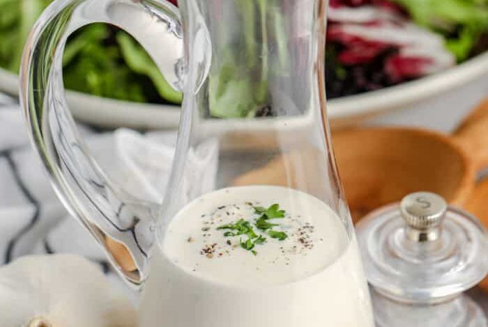 Creamy Garlic Dressing - Spend With Pennies