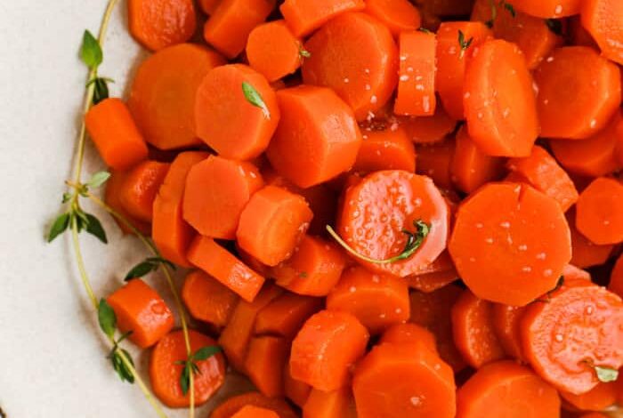 Brown Sugar Carrots (quick side dish)