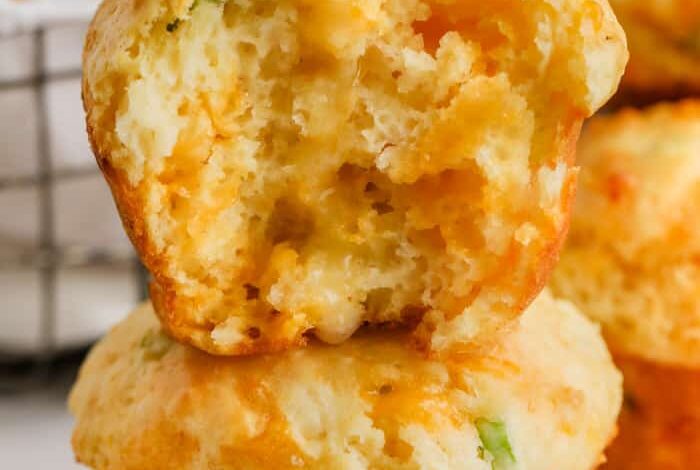 Quick Cheese Muffins - Spend With Pennies