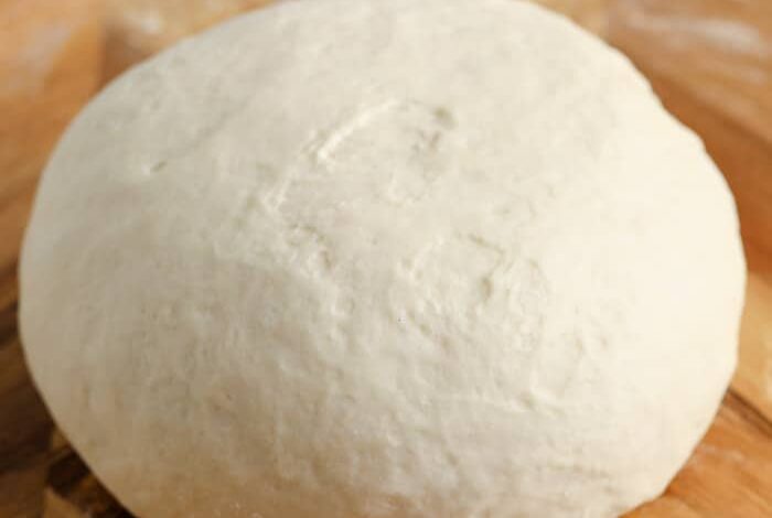 a ball of pizza dough