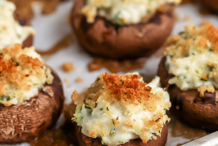 Crab Stuffed Mushrooms - Spend With Pennies