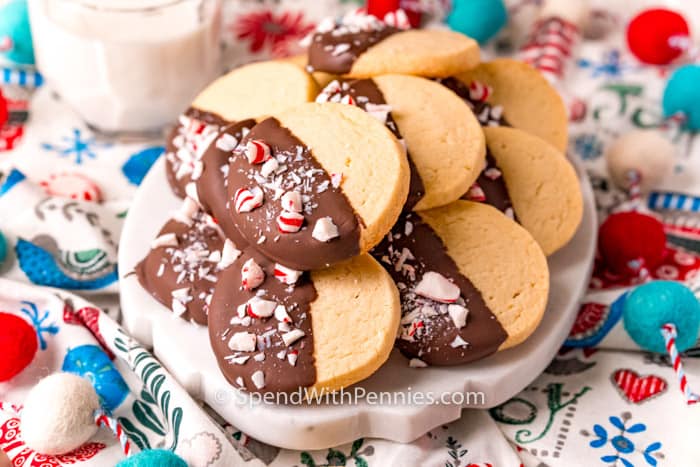 Chocolate Peppermint Cookies (Freezer-Friendly!) - Spend With Pennies