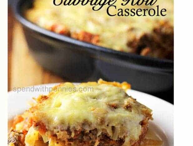 Cabbage Roll Casserole - Quick and easy comfort food!