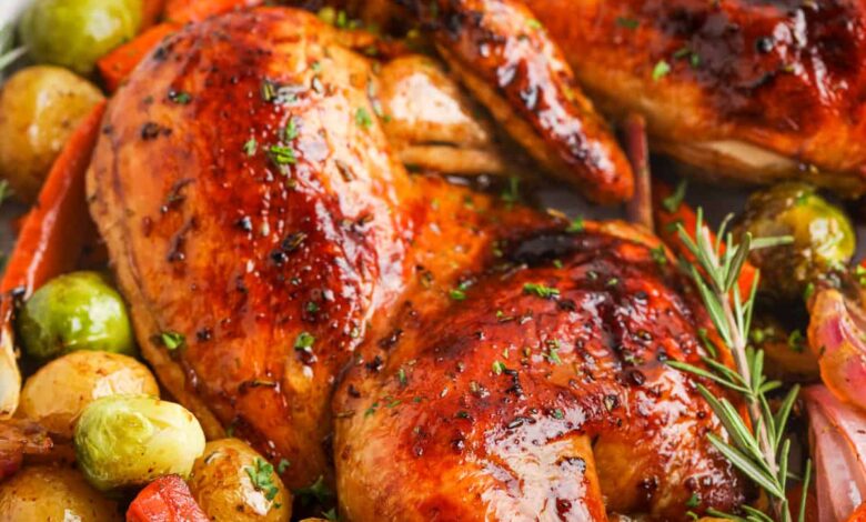 Roasted Balsamic Chicken - Spend With Pennies