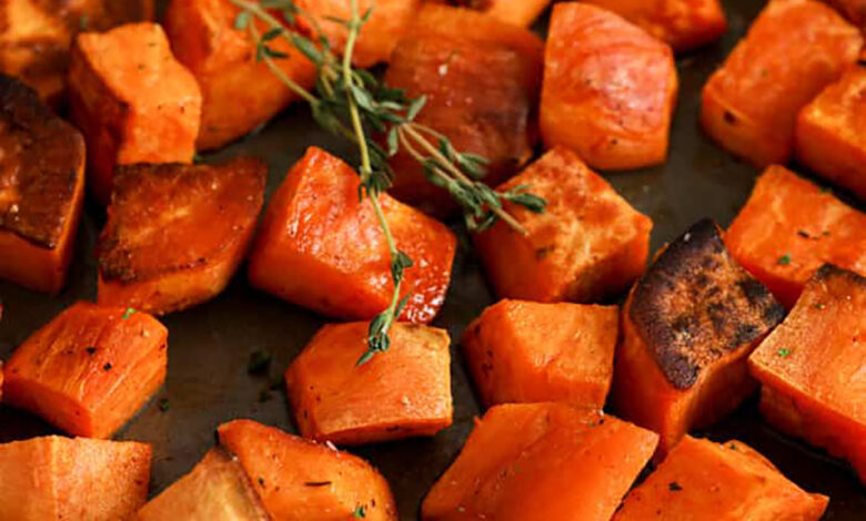 Roasted Sweet Potatoes {Sweet & Savory}