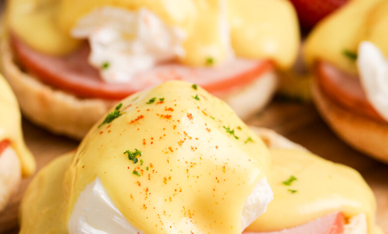 Homemade Eggs Benedict - Spend With Pennies