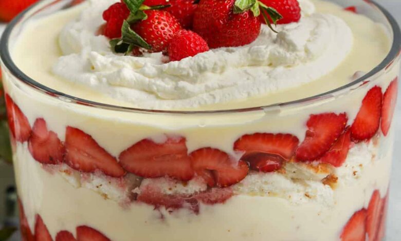 close up of a Trifle