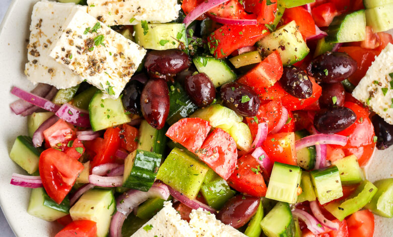Greek Salad - Spend With Pennies