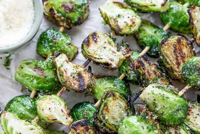 Grilled Brussels Sprouts - Spend With Pennies