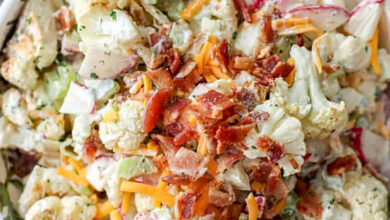 Photo of Loaded Cauliflower Salad Recipe – Spend With Pennies