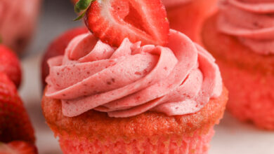 Photo of Strawberry Cupcakes – Spend With Pennies