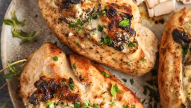 Photo of Mushroom Stuffed Chicken Breast – Spend With Pennies
