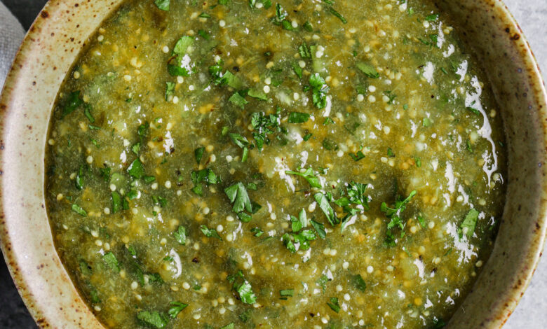 Salsa Verde in a bowl