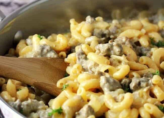 Homemade One Pot Cheeseburger Macaroni (Stove Top)