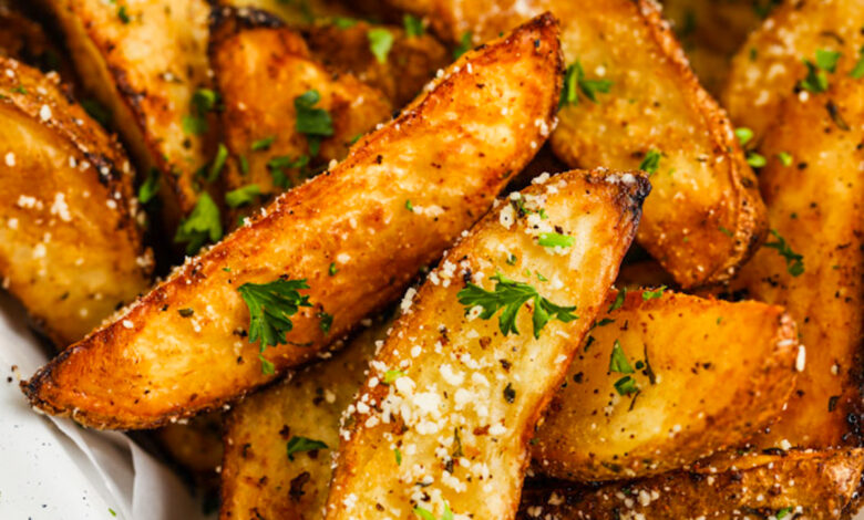 Air Fryer Potato Wedges - Spend With Pennies