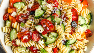 Photo of Easy Pasta Salad Recipe – Spend With Pennies