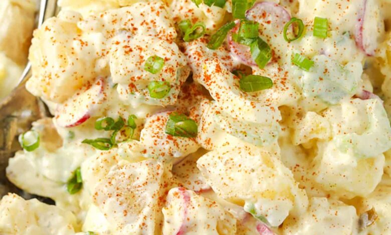 bowl of The Best Potato Salad
