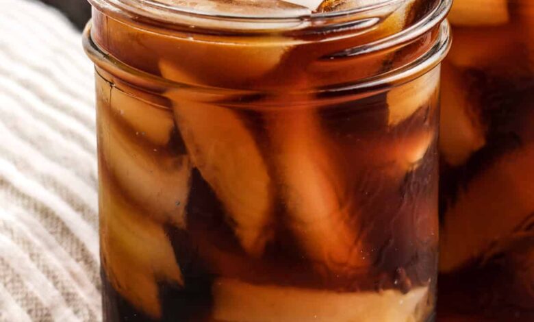 close up of Cold Brew with a straw