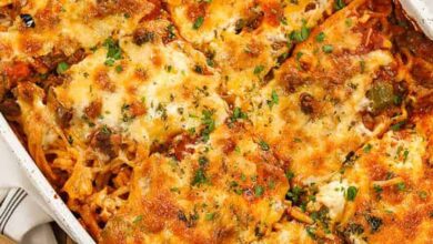 Photo of Baked Spaghetti Casserole- Spend With Pennies