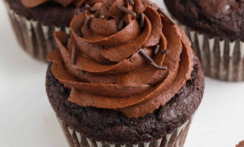 Chocolate Cupcakes with icing