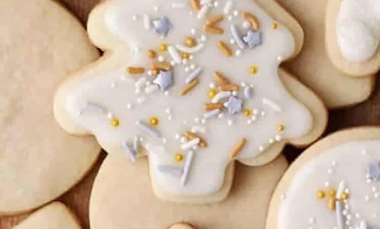 close up of Easy Sugar Cookies