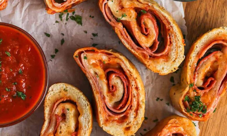 slices of pizza Stromboli