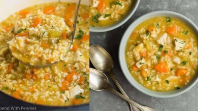Photo of Chicken and Rice Soup {Loaded with Veggies & Rice}