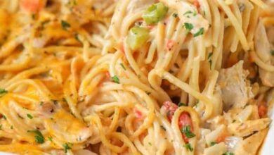 Photo of Homemade Chicken Spaghetti – Spend With Pennies